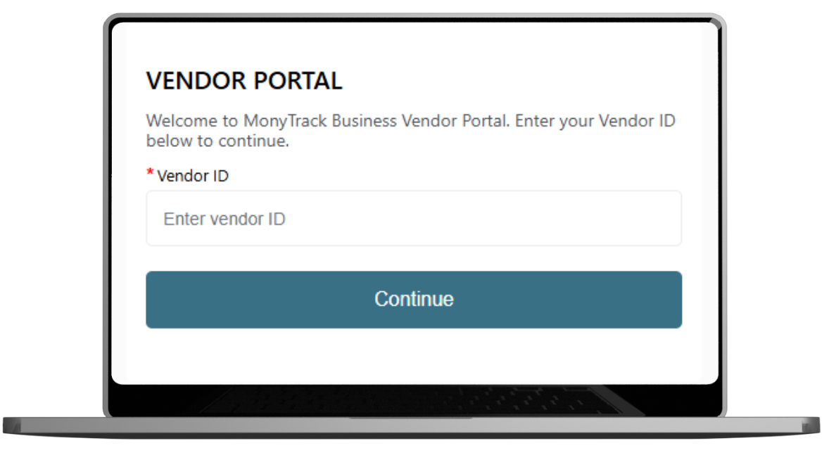 monytrack vendor portal
